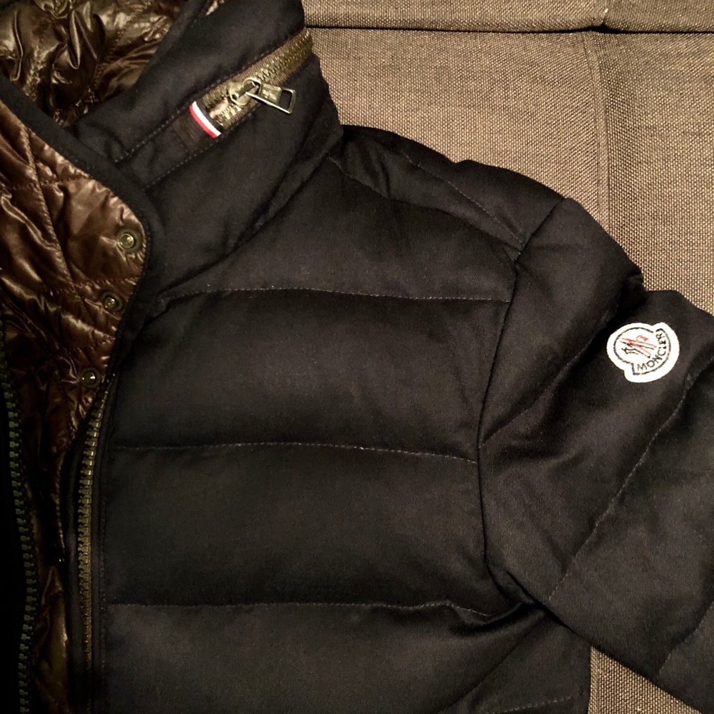 Moncler Quilted Double Layer Down Jacket Size 1 - Picture 7 of 8
